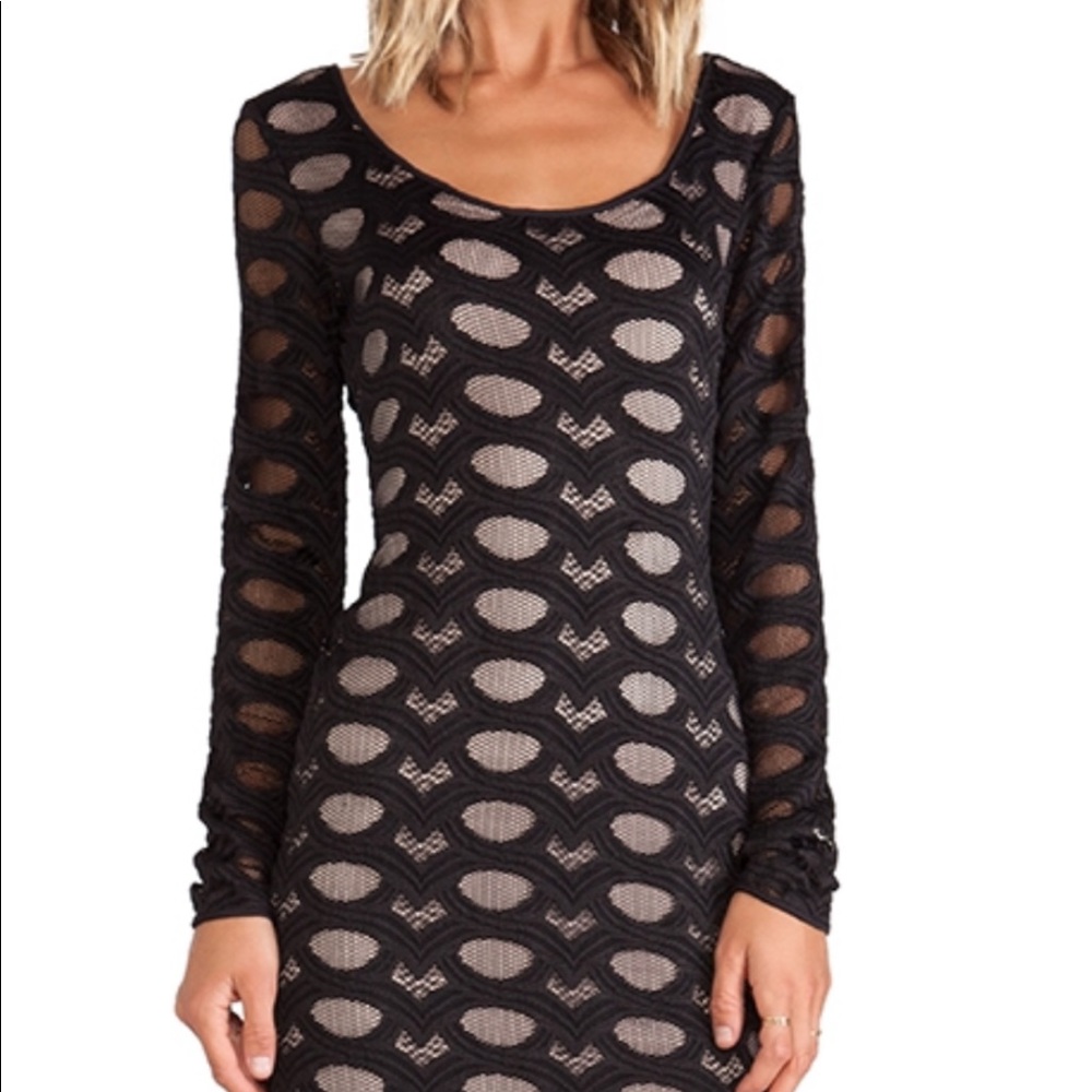 BCBG XS Tanya black dress org $198.00